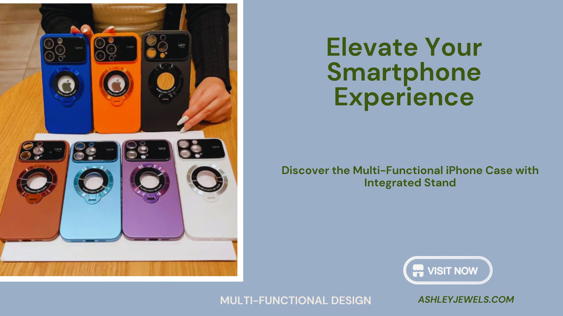 Elevate Your Smartphone Experience: Discover the Multi-Functional iPhone Case with Integrated Stand