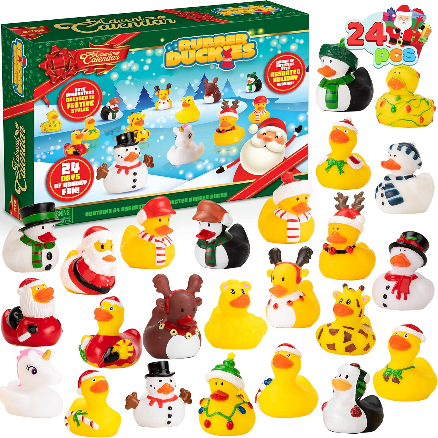 24 Days Rubber Duck Advent Calendar