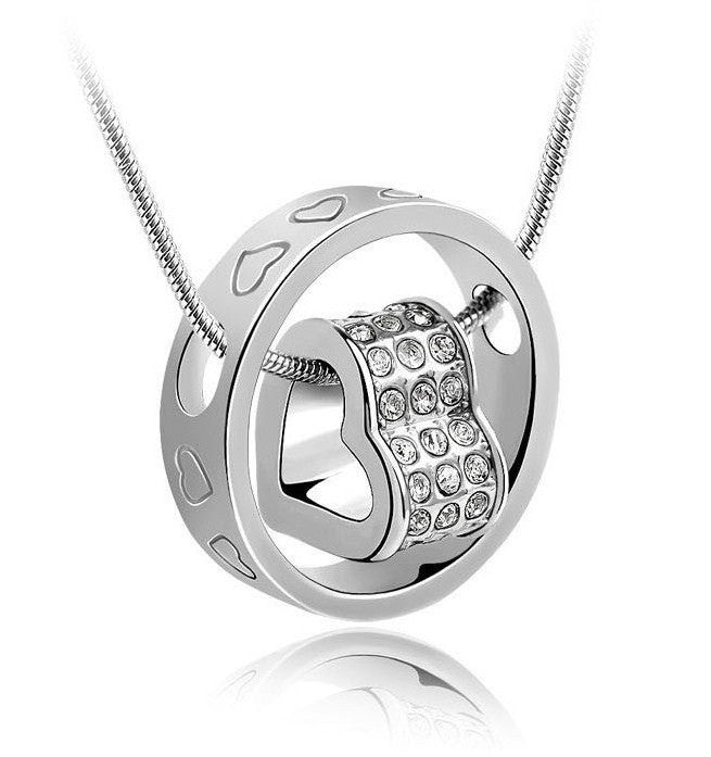 Forever Heart Pendant - White Gold - Florence Scovel