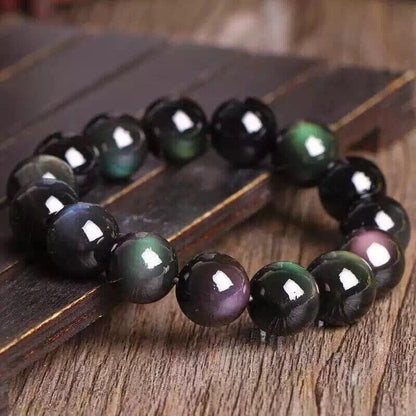 Beaded Blessing Black Stone Bracelet