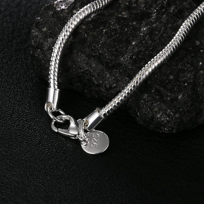 Sterling Silver Wedding Jewelry Necklace