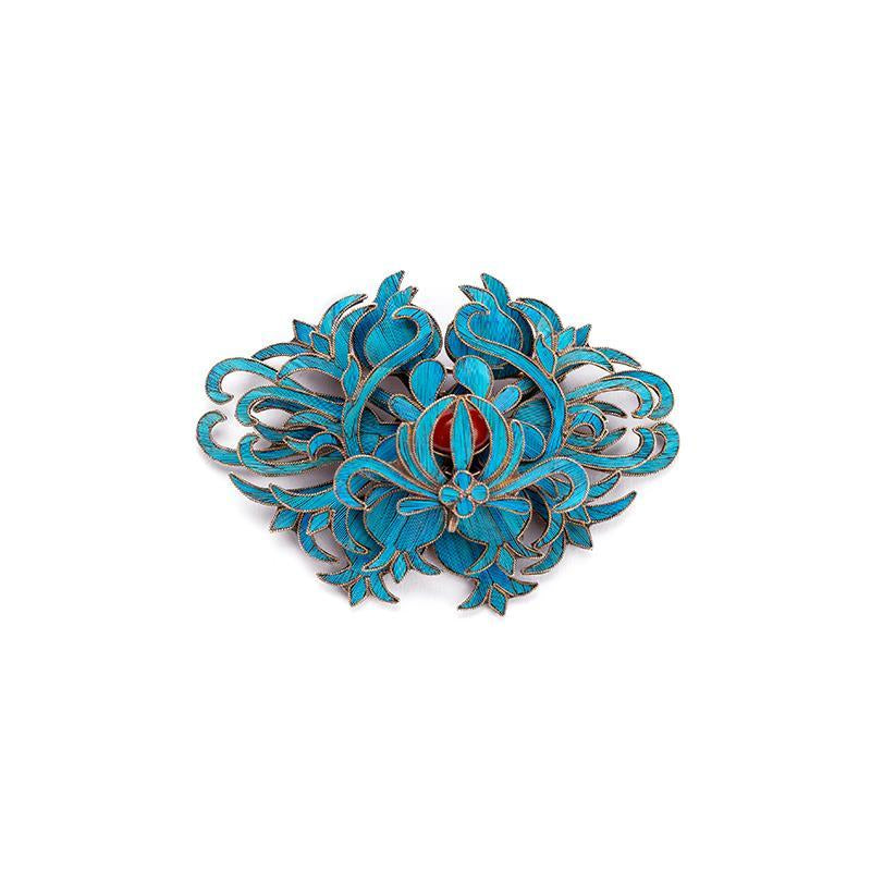 Retro Palace Filigree Brooch Jewelry