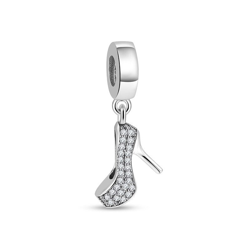 Stylish Sterling Silver Zircon Beads For Women DIY Jewelry