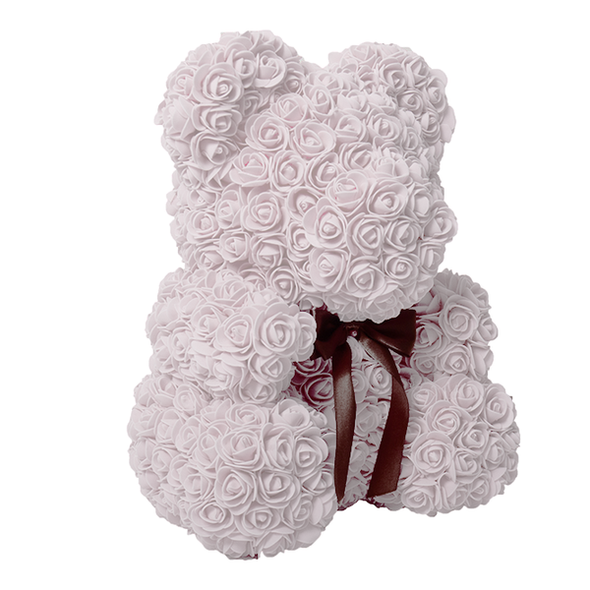 Valentines Day Handmade Flower Rose Teddy Bear