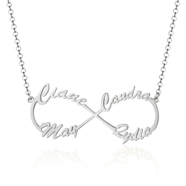 Custom Infinity Name Necklace