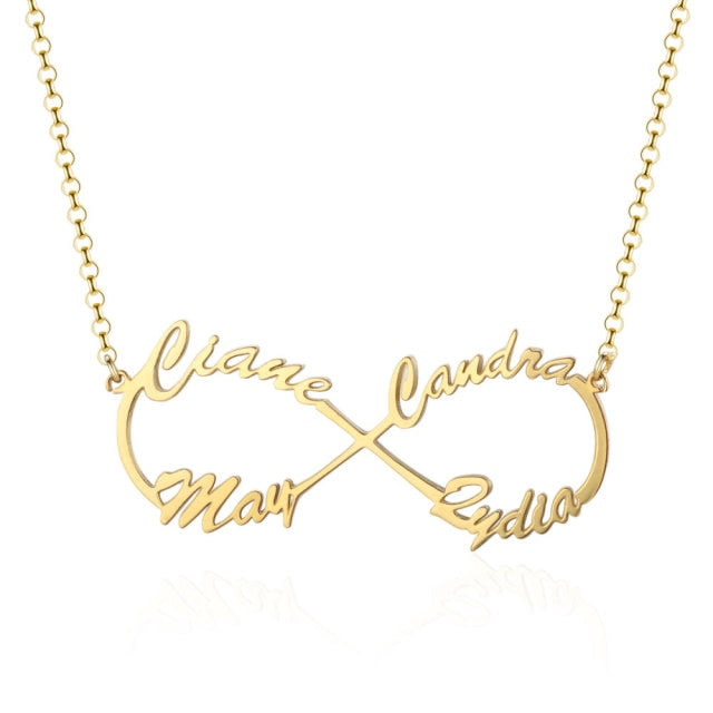 Custom Infinity Name Necklace