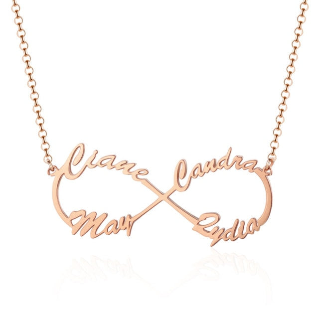 Custom Infinity Name Necklace