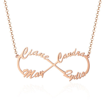 Custom Infinity Name Necklace